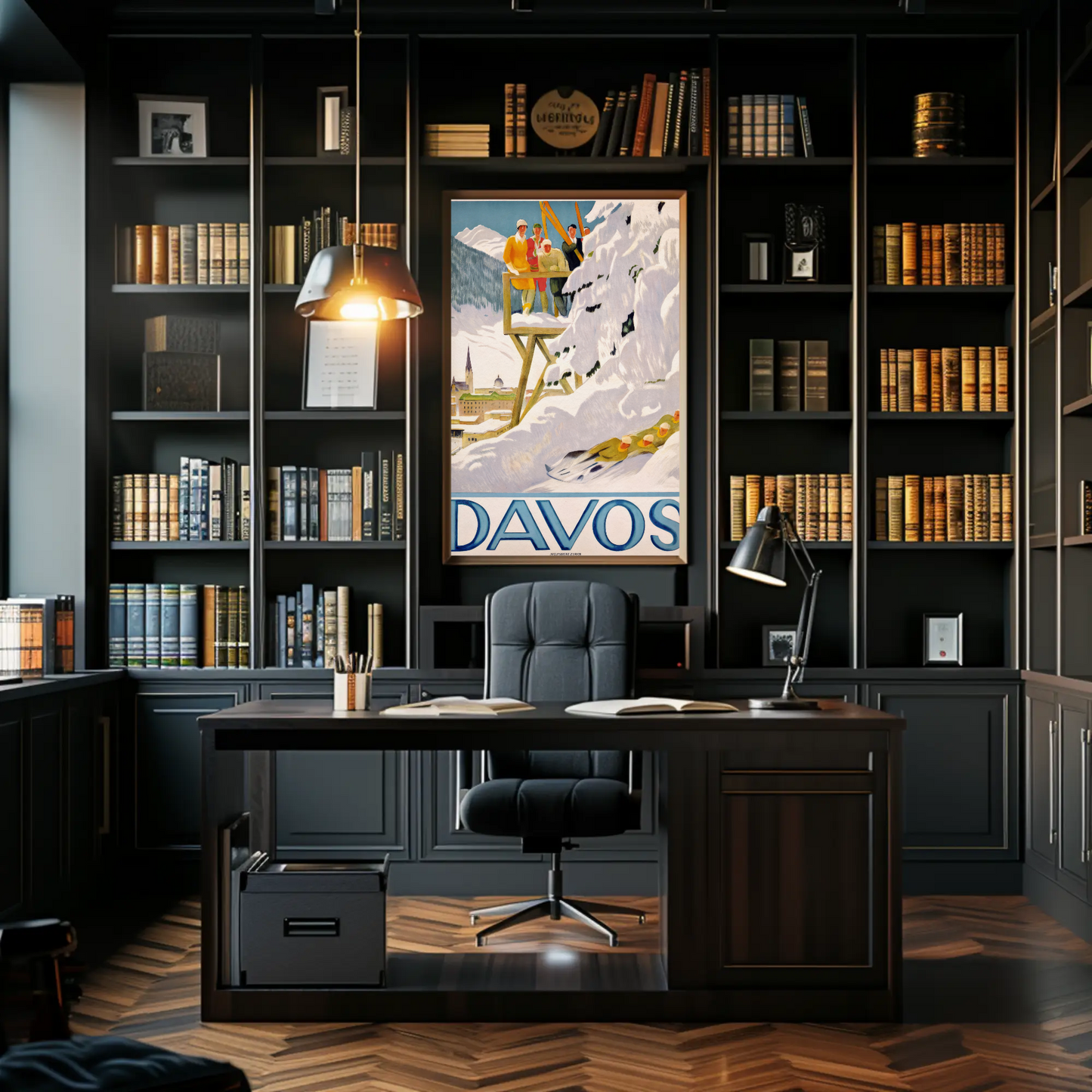 Davos Winter Sports Poster