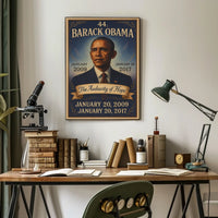 Barack Obama historical or presidential poster