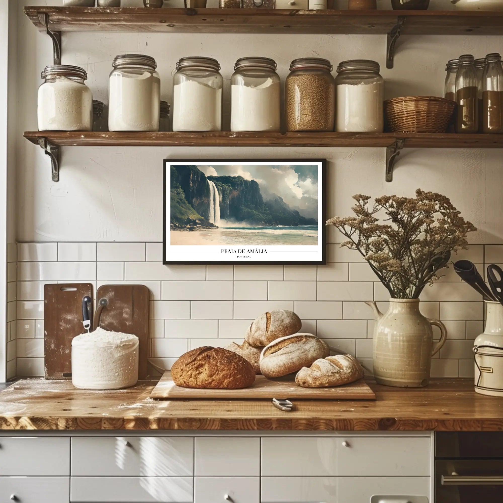 Serene Portugal Coastal Escape Travel Poster