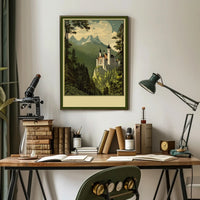 Enchanted Castle in the Mountains Poster