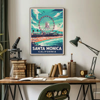 Santa Monica Beachfront Poster