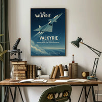 North American XB-70 Valkyrie Cold War Aviation Poster