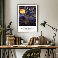 William Morris Cotton Prints Exhibition Poster