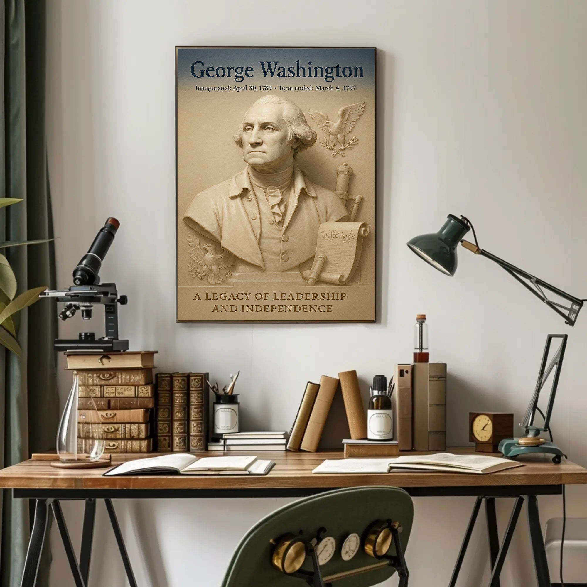 George Washington 1st President Poster PosterGoat