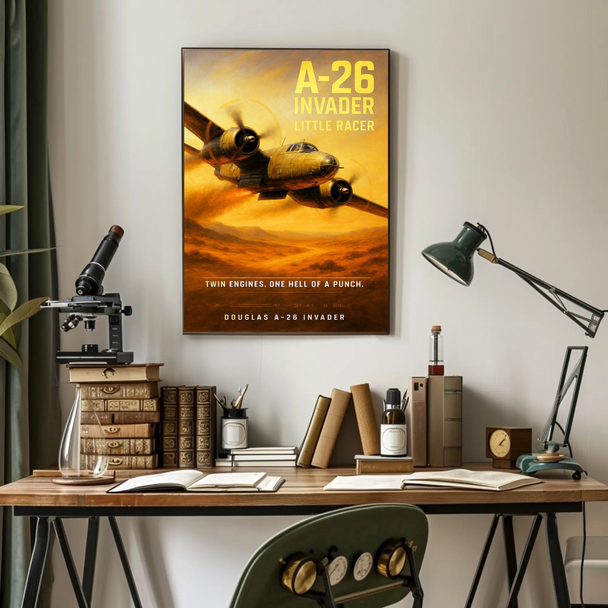 Douglas A-26 Invader Little Racer Poster PosterGoat