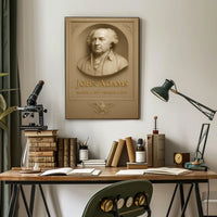 John Adams 2nd President Poster