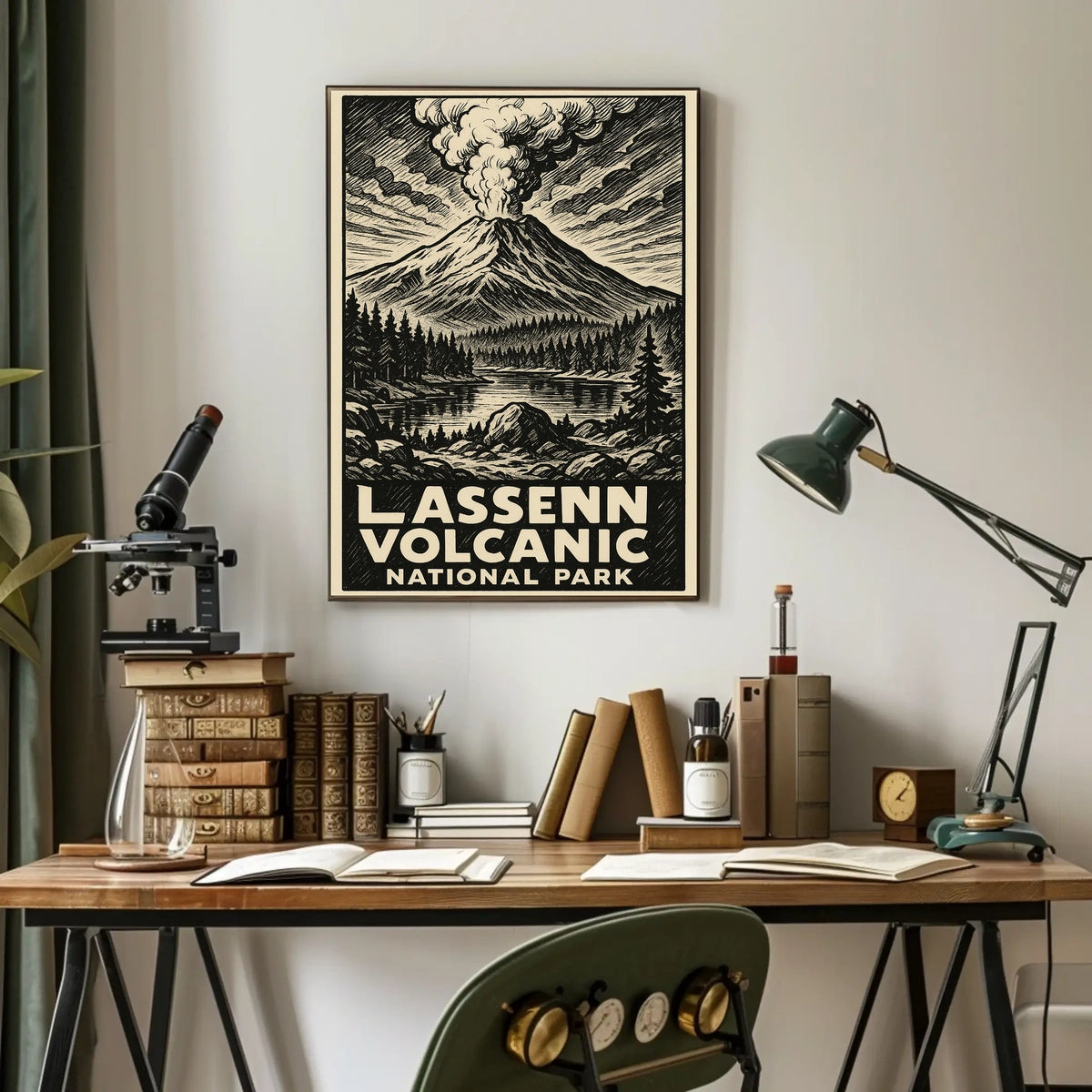 Lassen Volcanic National Park Poster