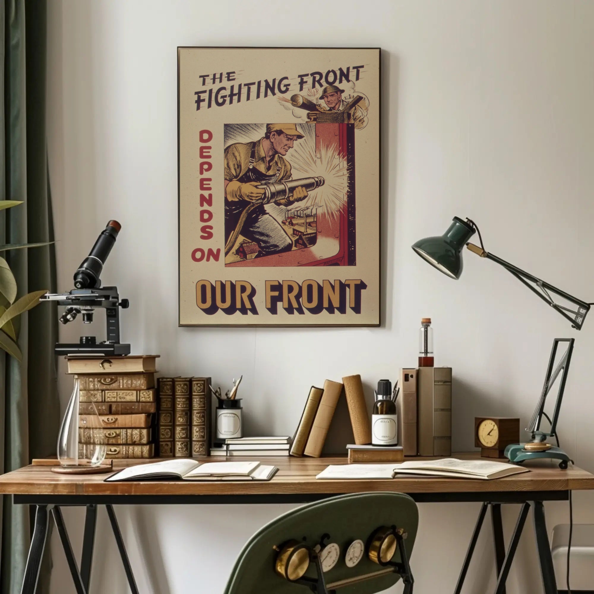 Homefront Support WWII Poster: A Symbol of Unity