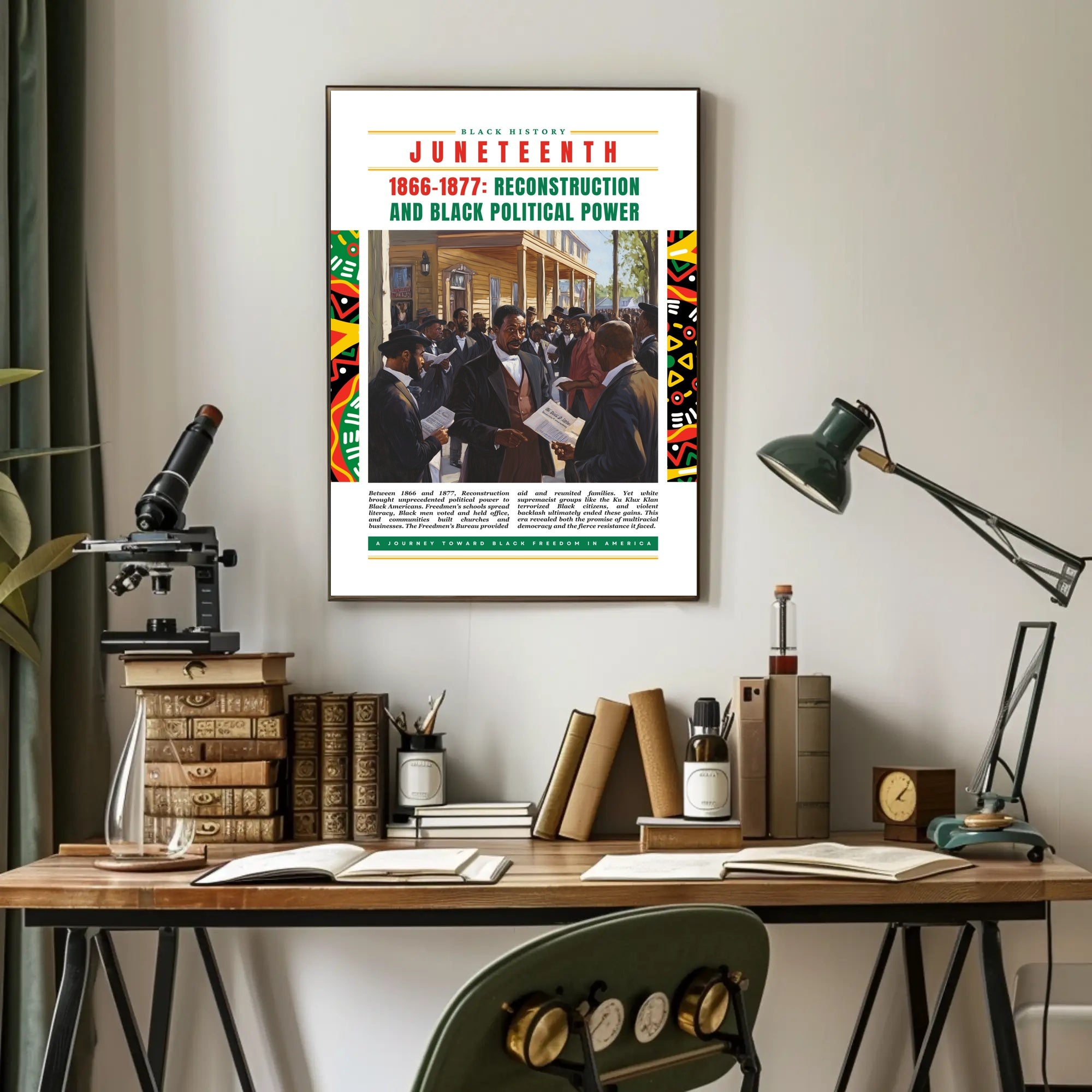 Black History Juneteenth Celebration Cultural or Heritage Poster
