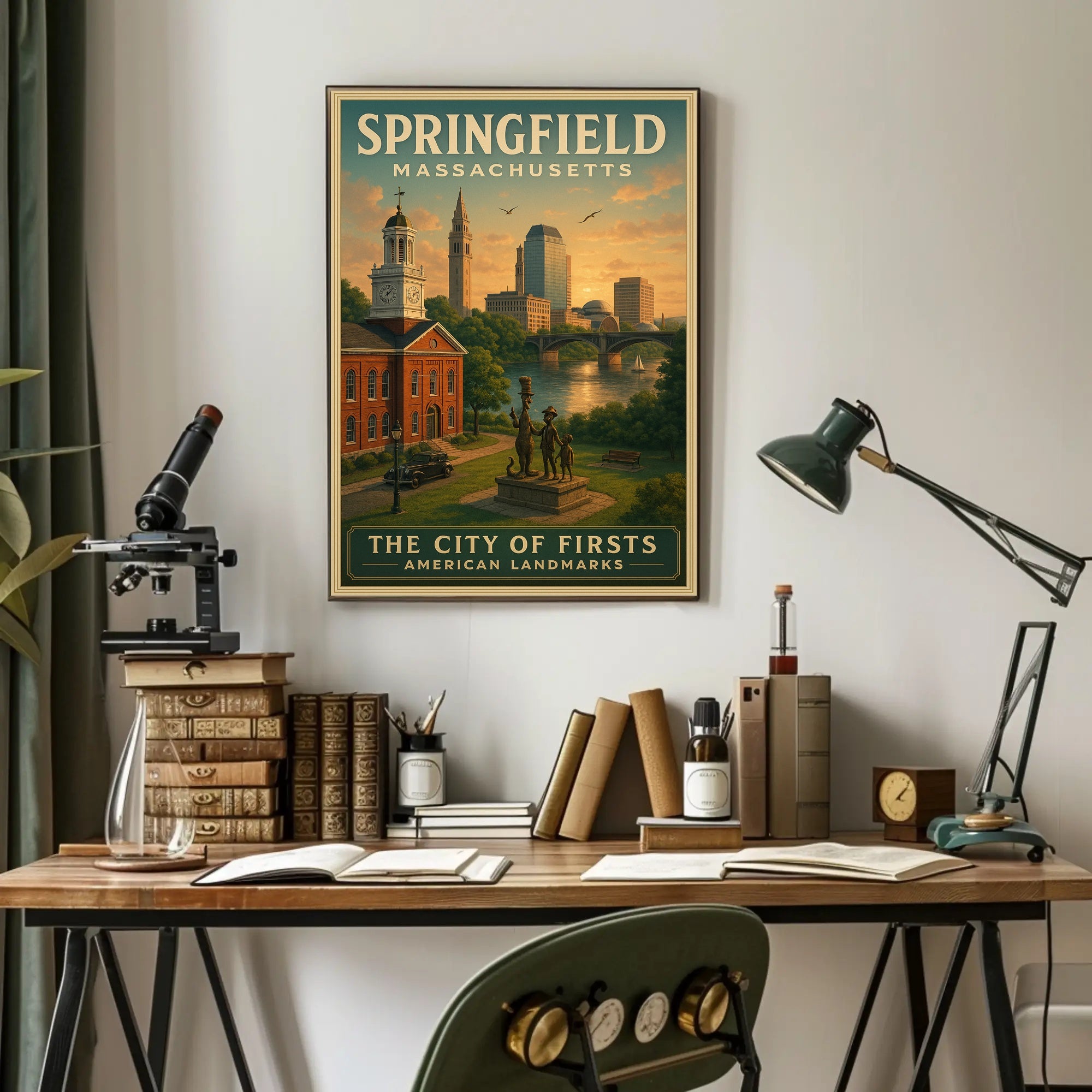 Springfield: The City of Firsts Poster