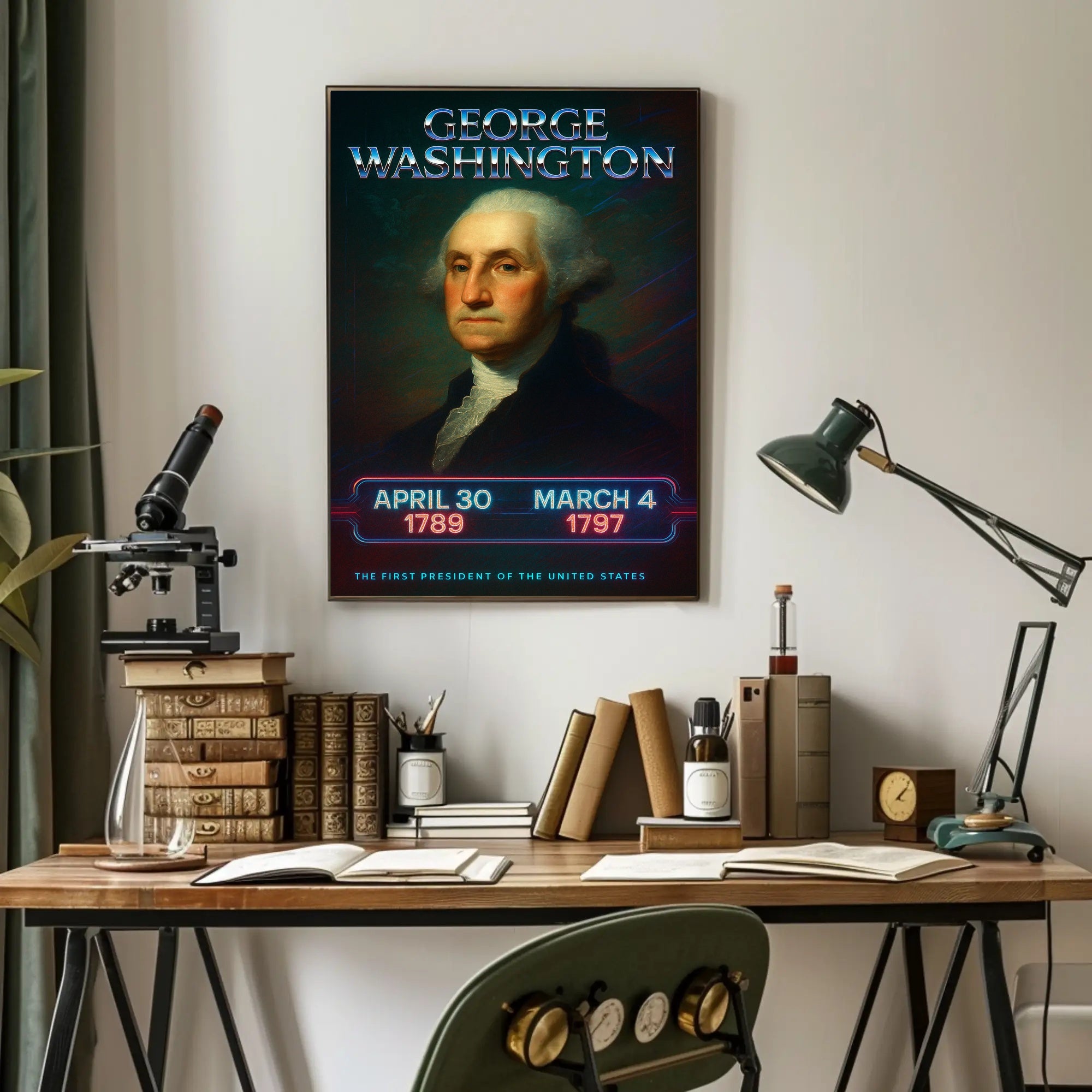 George Washington 1st President Poster PosterGoat