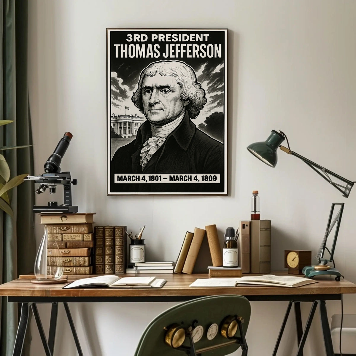 Thomas Jefferson 3Rd President Poster