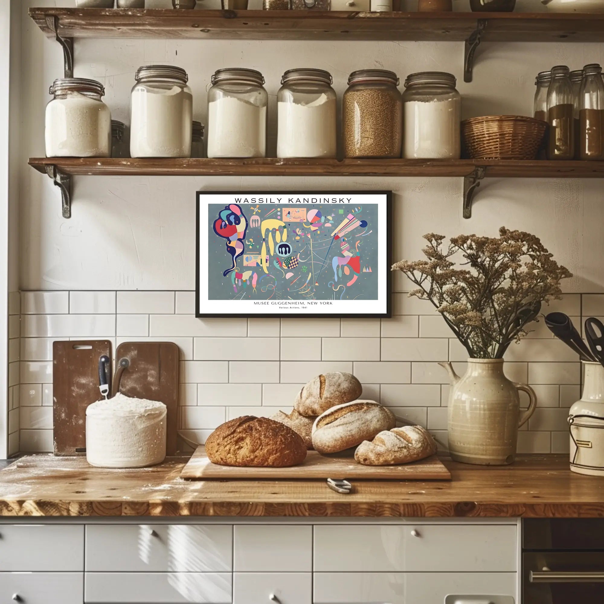 Wassily Kandinsky Various Actions Poster