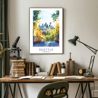 Seattle Skyline Poster PosterGoat