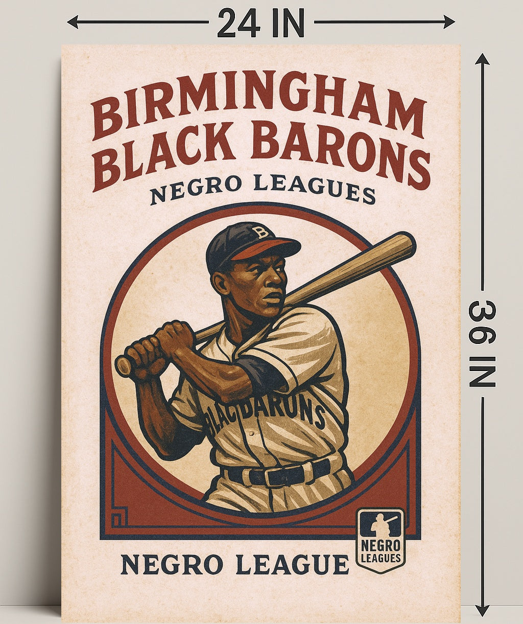 Birmingham Black Barons Negro Leagues Poster PosterGoat