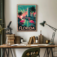 Vibrant Florida Sunset Poster