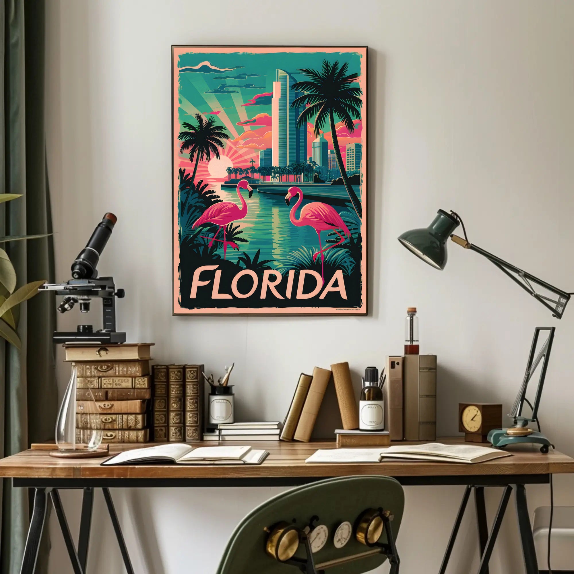 Vibrant Florida Sunset Poster