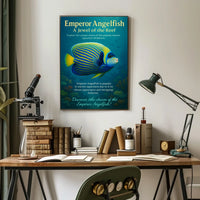 Emperor Angelfish A Jewel of the Reef Poster