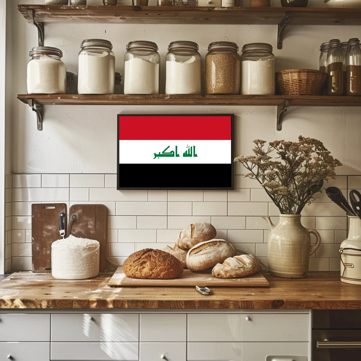Iraq Flag Poster