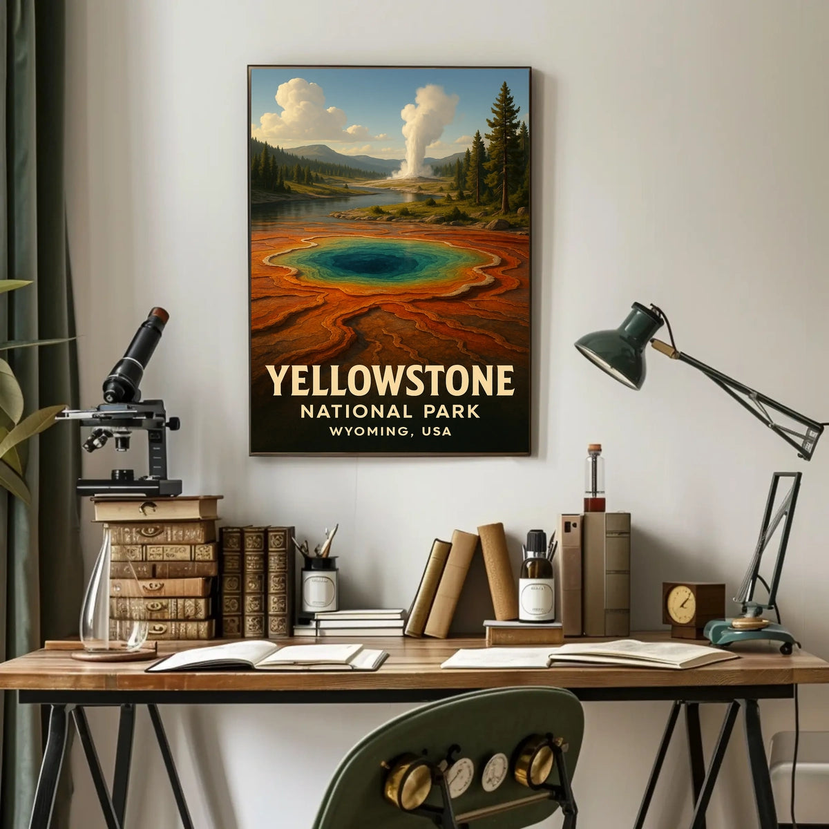 Yellowstone National Park Iconic Scenic Wilderness Inspired Nature Lovers Dream Poster