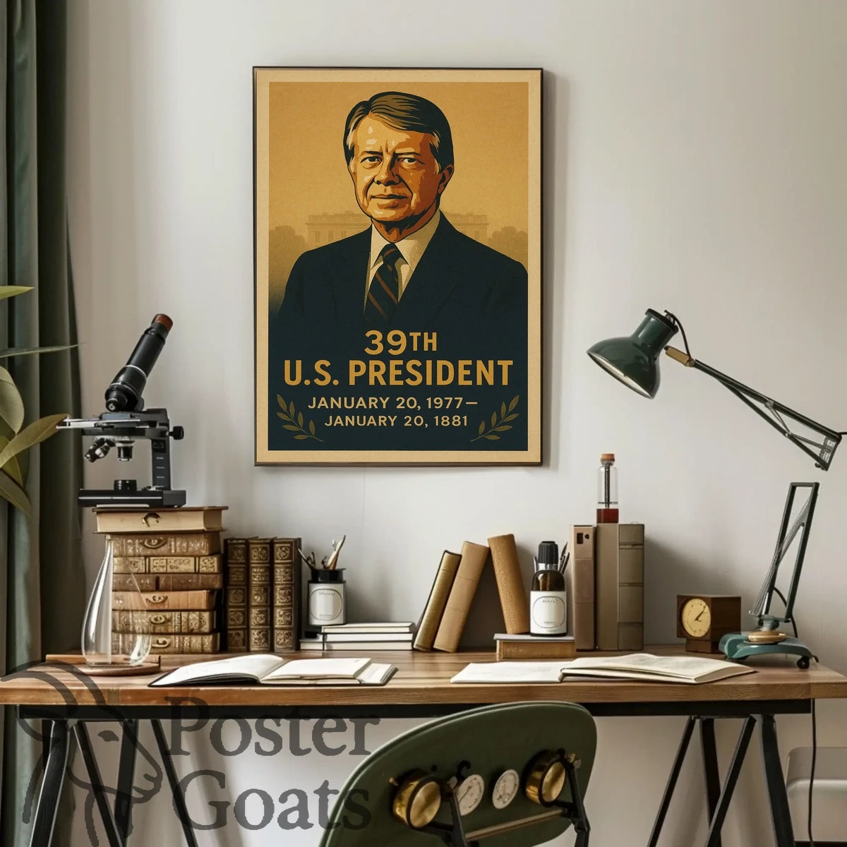 Vintage U.S. President Historical or Presidential Poster