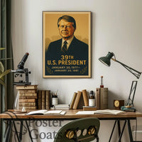 Vintage U.S. President Historical or Presidential Poster