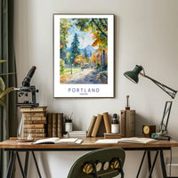 Scenic Portland Poster PosterGoat