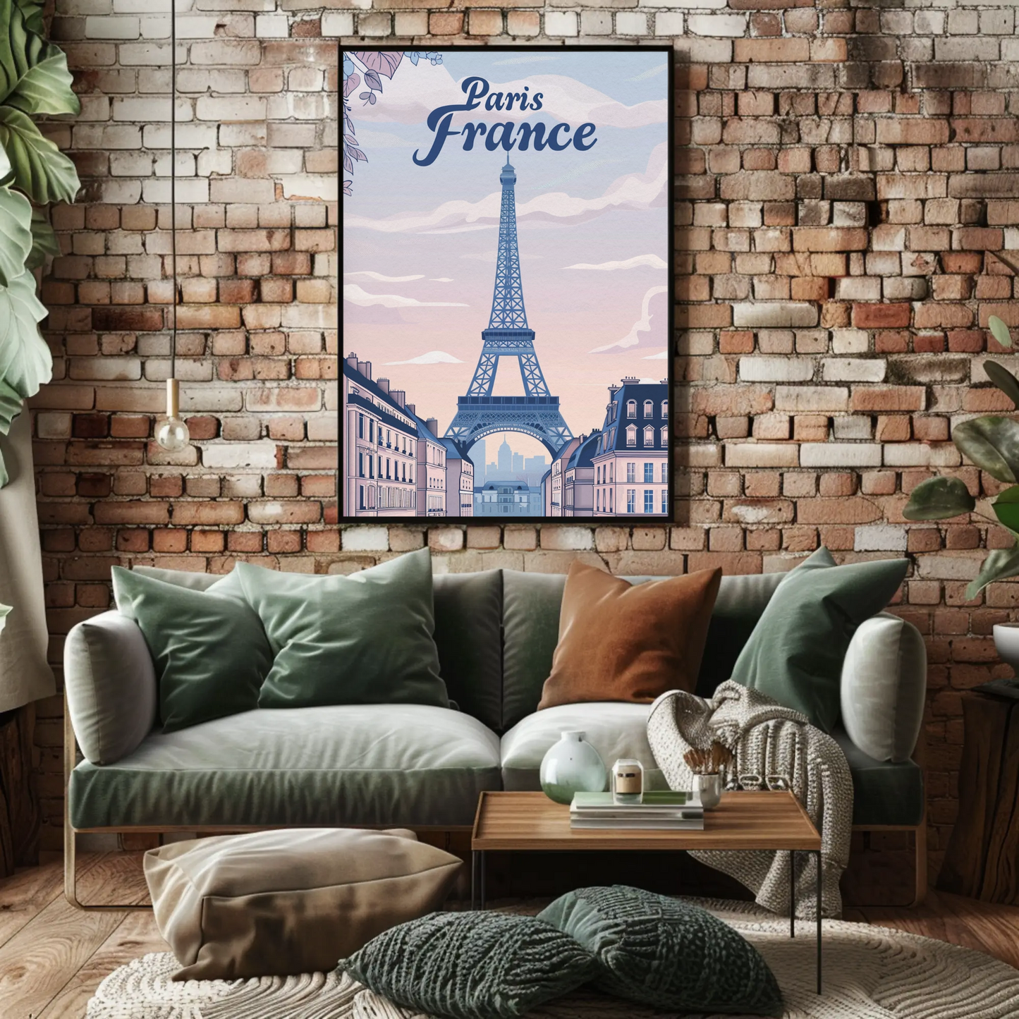 Paris France – Eiffel Tower at Sunset