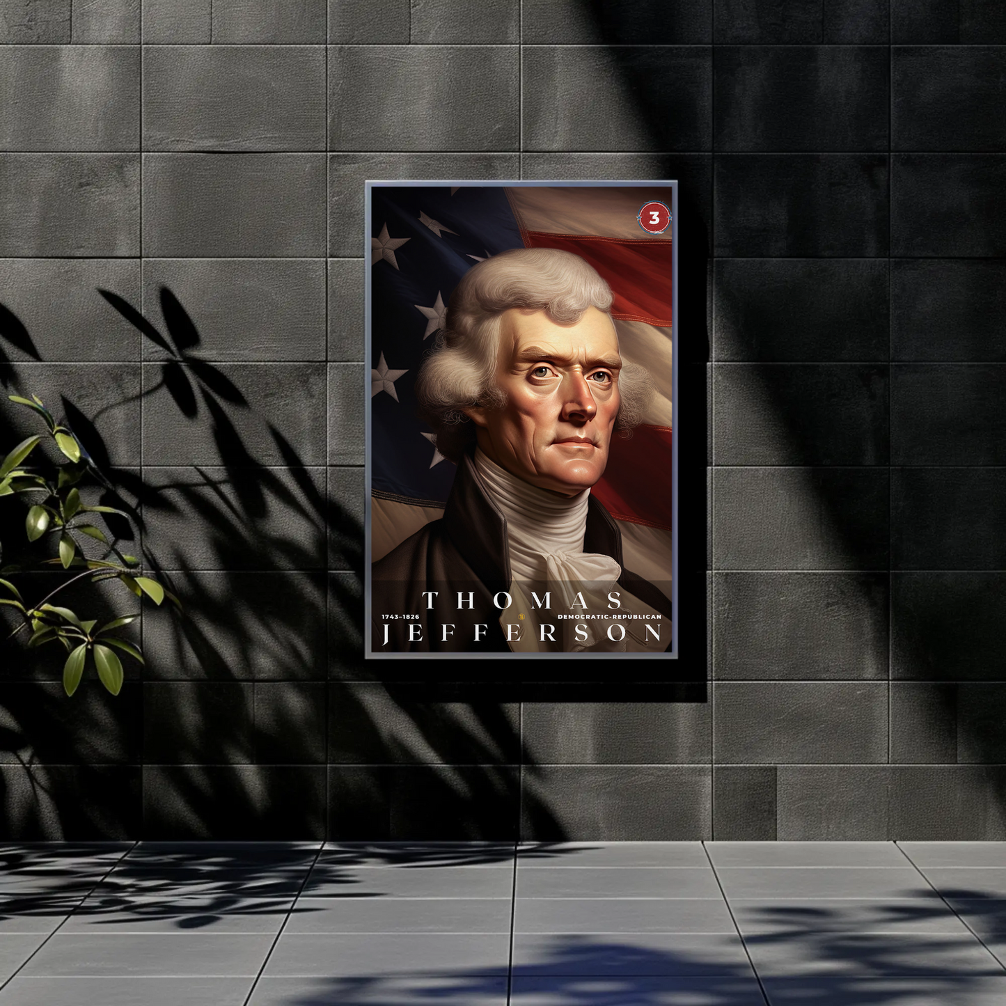 Thomas Jefferson 3rd President Of The United States Portrait