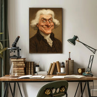Thomas Jefferson Caricature Poster PosterGoat