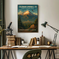 Colorado Springs Gateway to the Rockies Poster