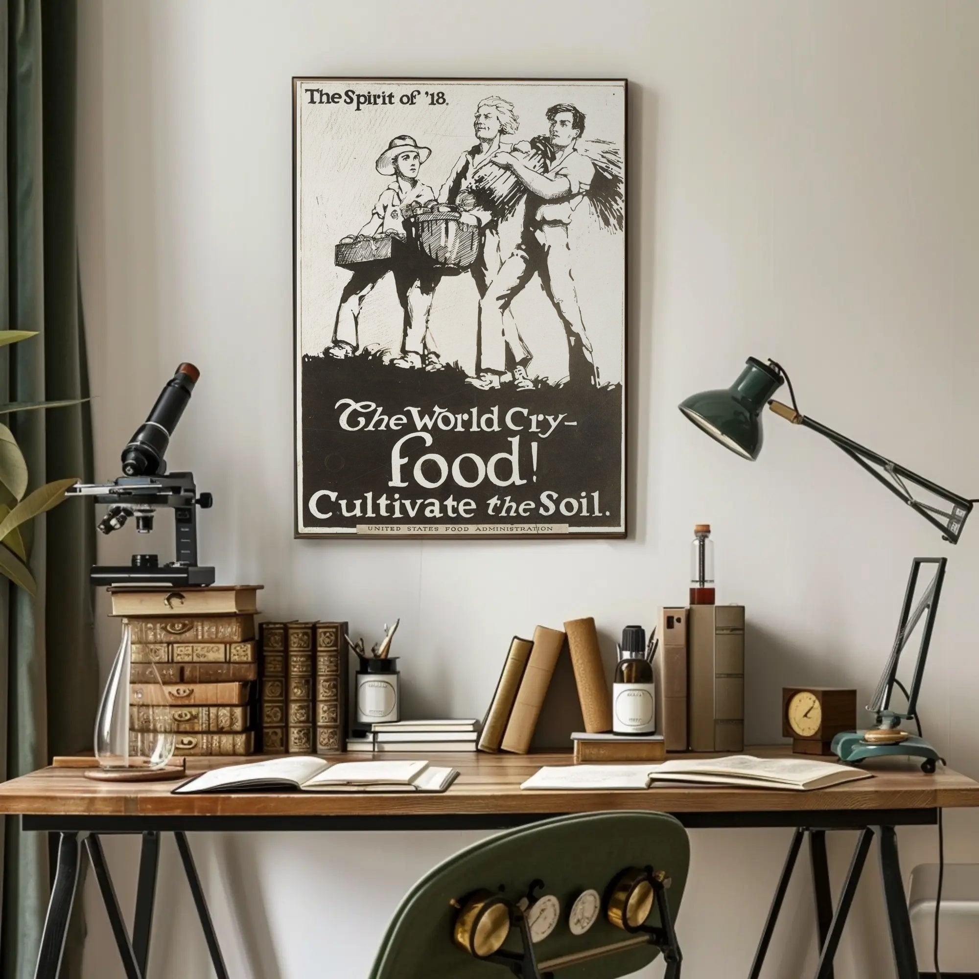 The Spirit of '18 Patriotic Propaganda Poster PosterGoat