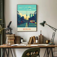 Vibrant Berlin Cityscape Poster