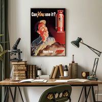 Fire Extinguisher Training Awareness Poster PosterGoat