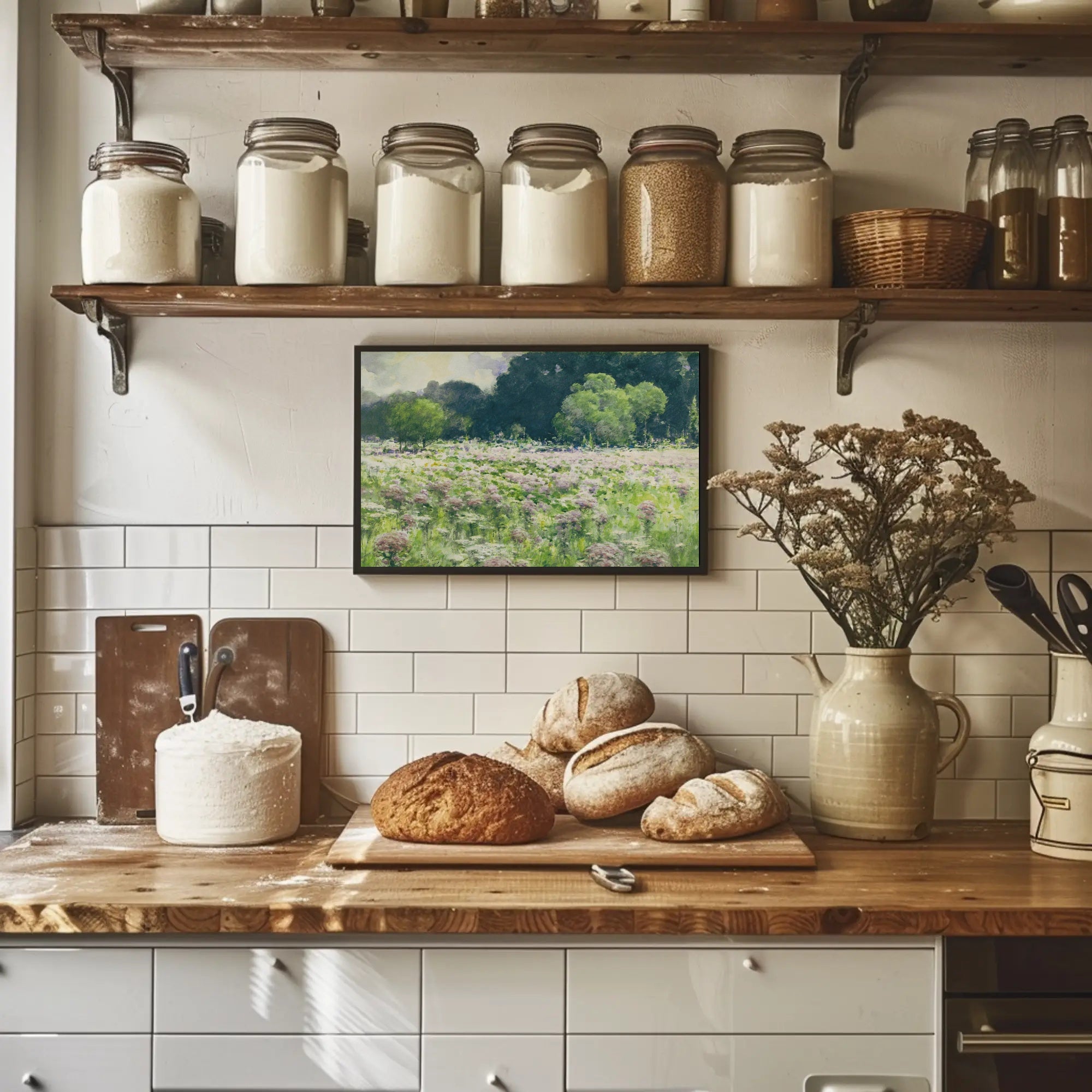 Serene Summer Meadow Poster