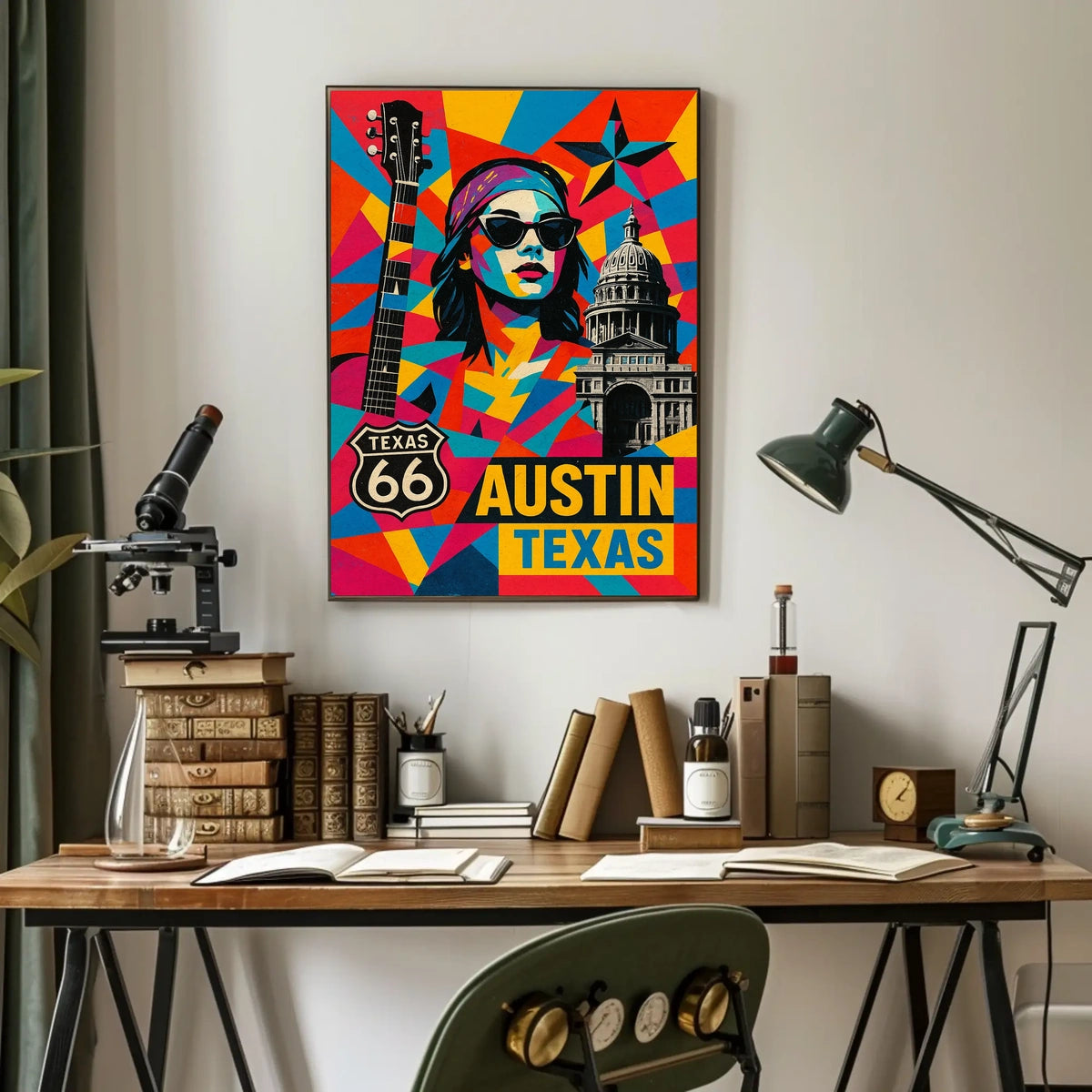 Austin, Texas Vibes Poster