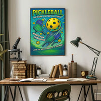 Pickleball The New Player in Town Poster