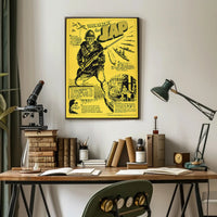 World War II Japan Enemy Propaganda Poster