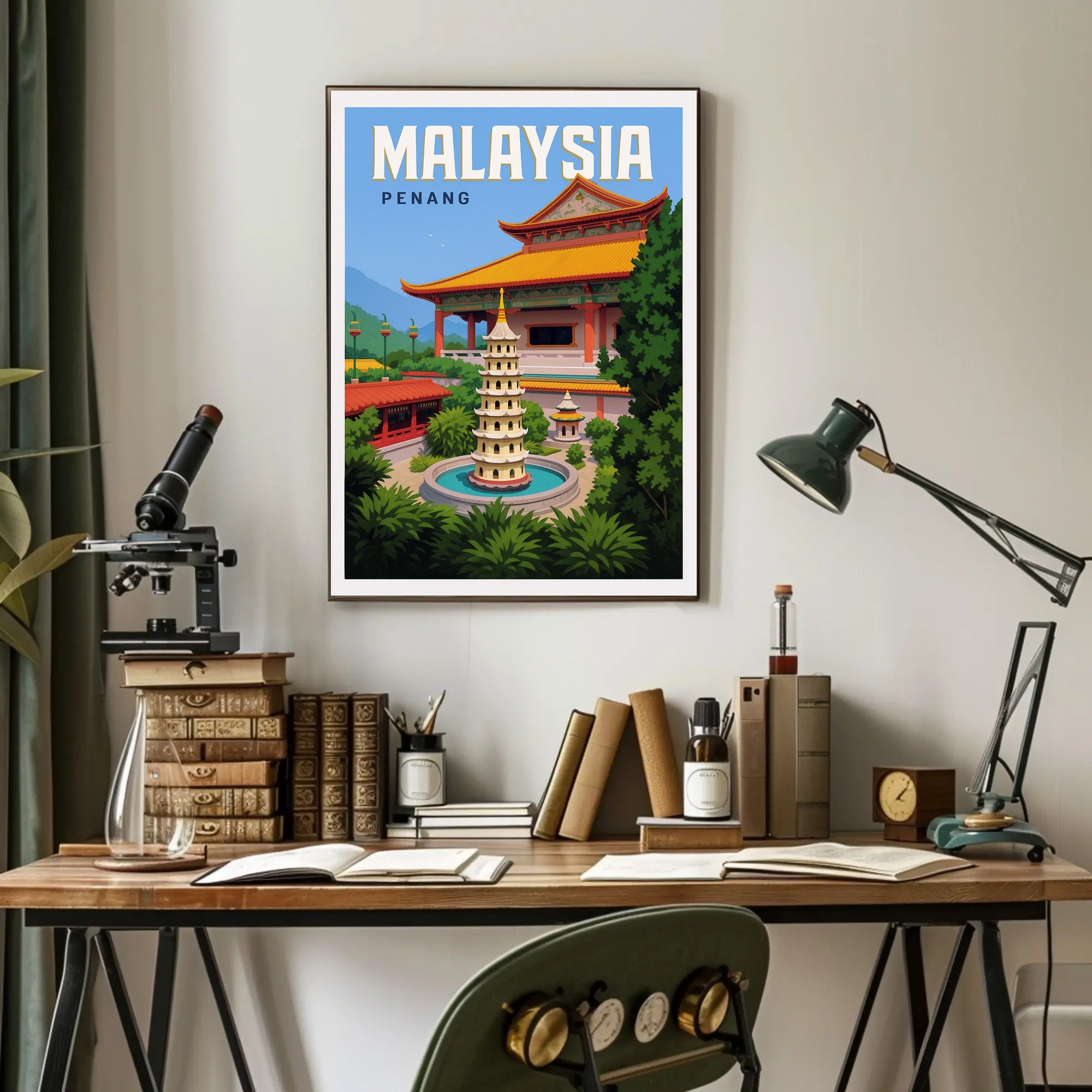 Malaysia - Penang Poster PosterGoat