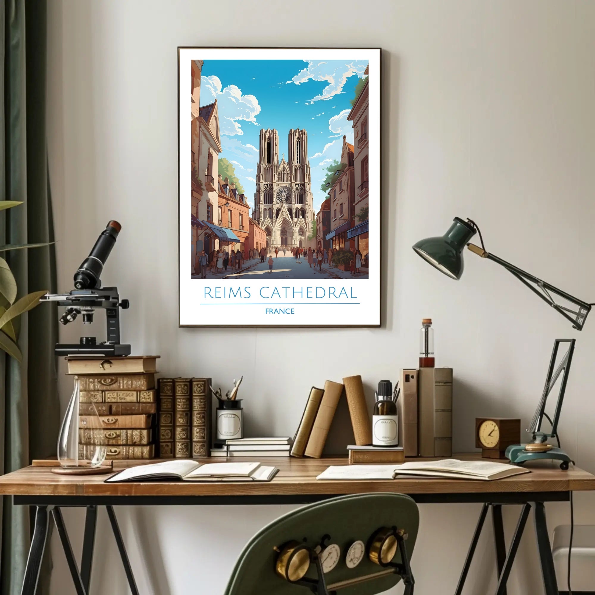 Reims Cathedral Poster