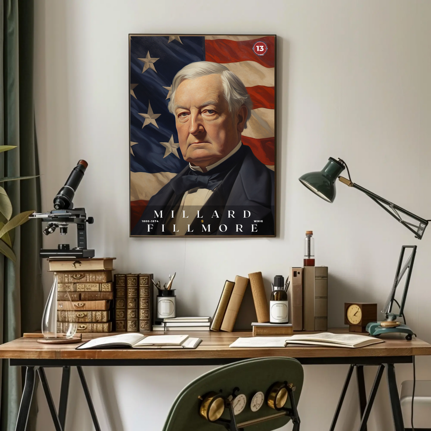 Millard Fillmore 13th President Of The United States Portrait