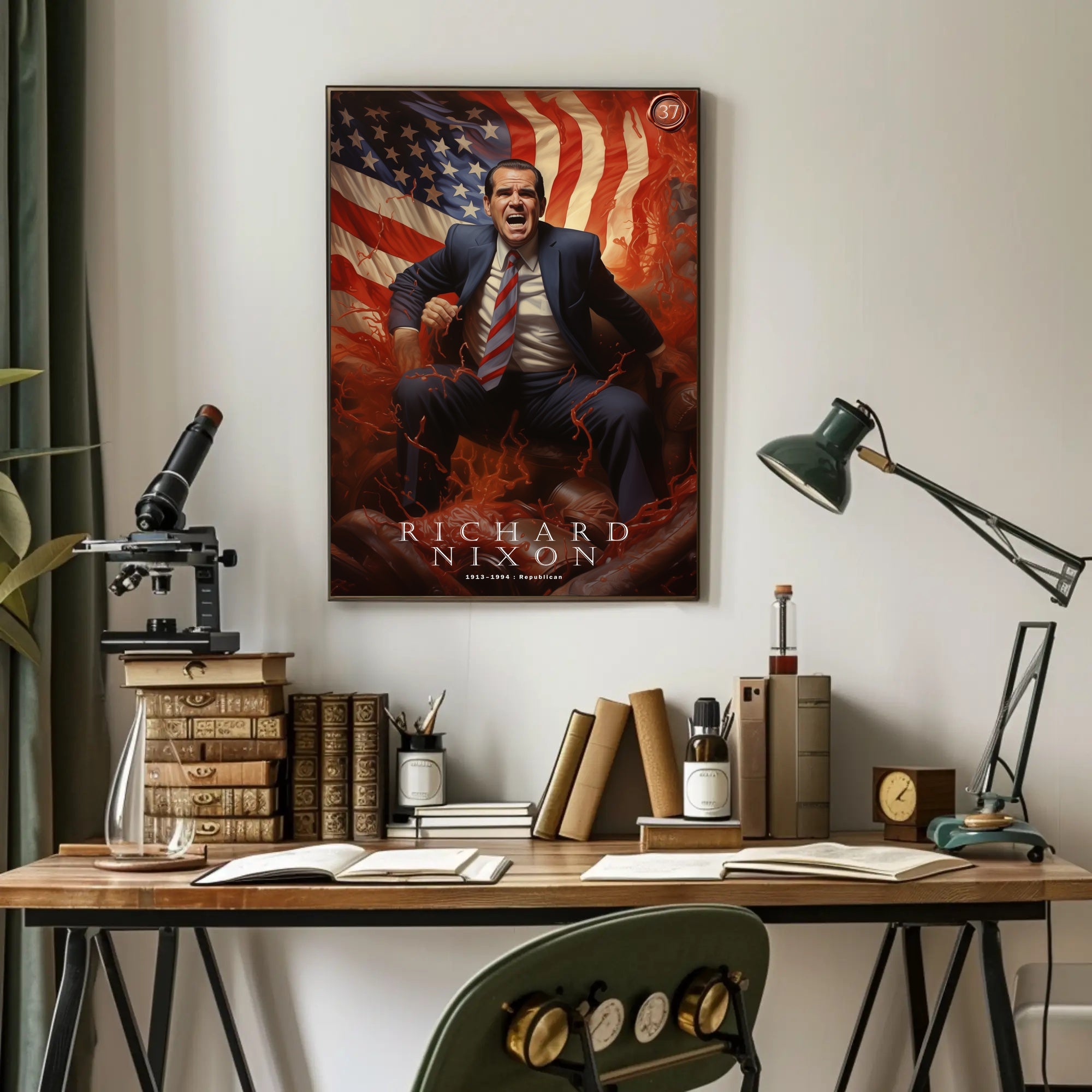 Richard Nixon: A Political Legacy Poster
