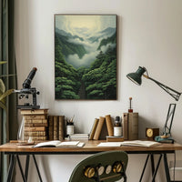 Journey Through The Misty Mountains Poster