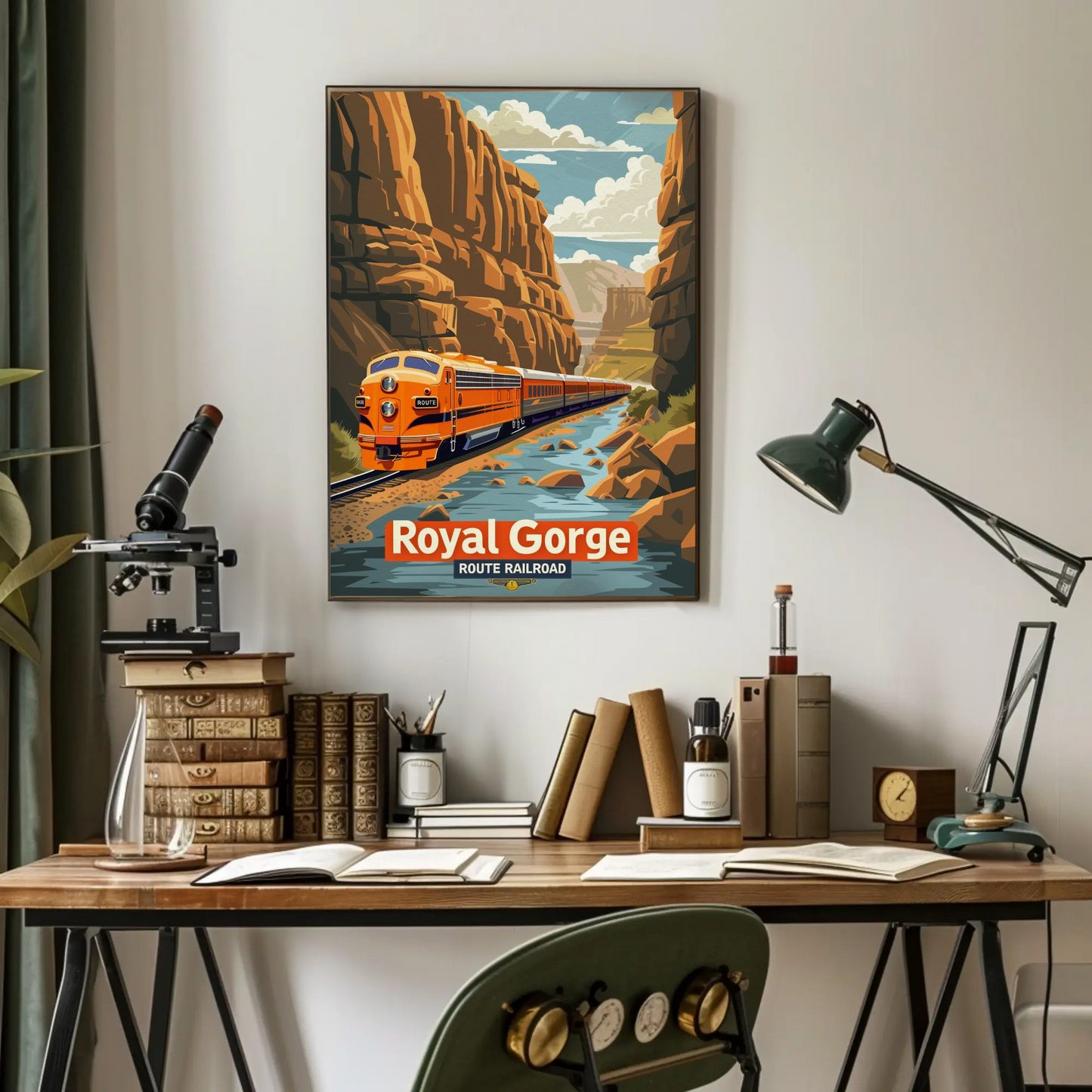 Royal Gorge Route Railroad Canyon Poster Poster