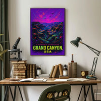 Grand Canyon A Wonder in Technicolor Poster