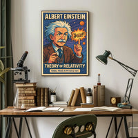 Albert Einstein Theory Of Relativity Poster