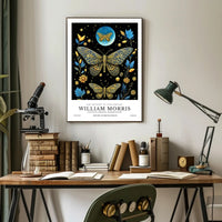 William Morris Cotton Prints Exhibition Poster