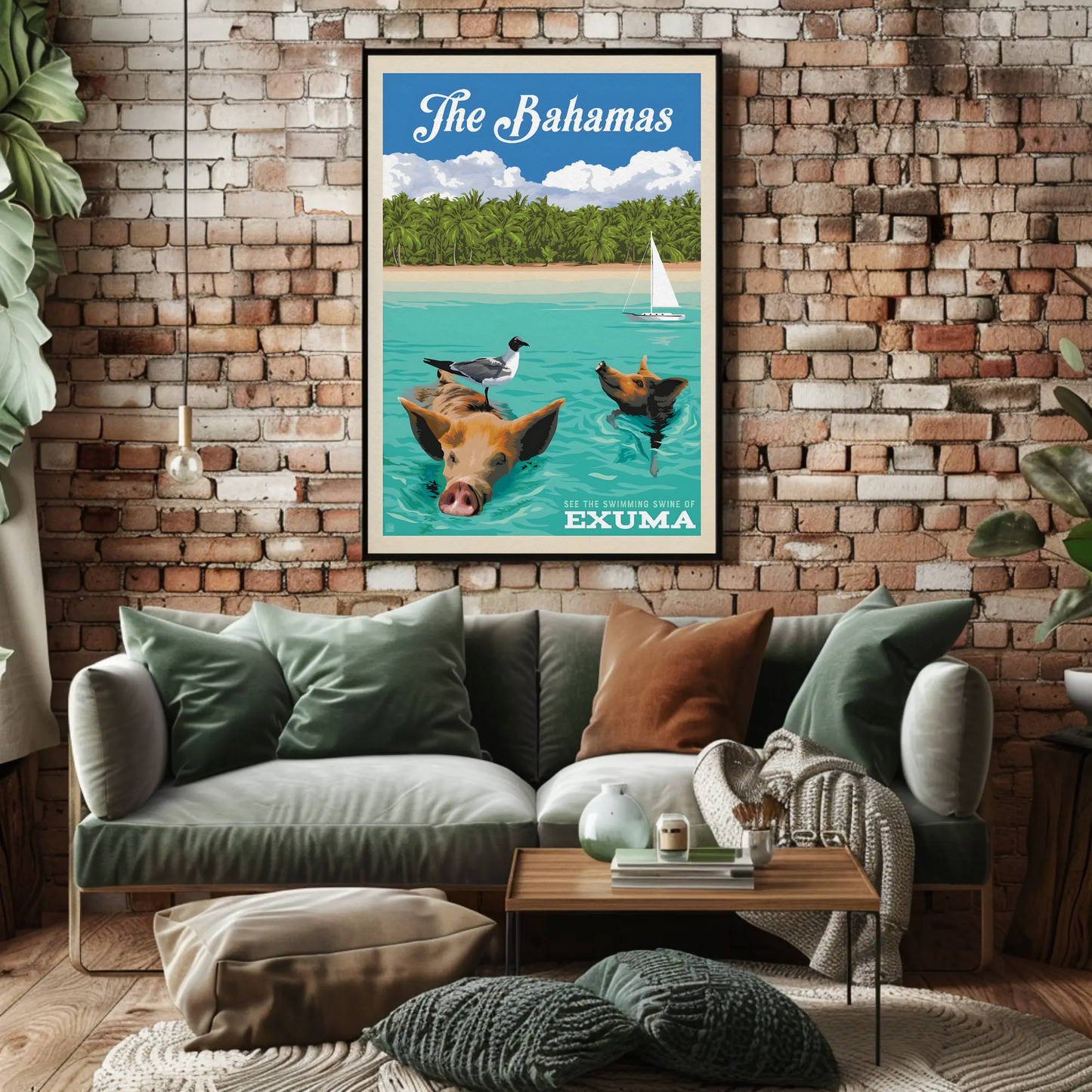 Vintage Poster The Bahamas Exuma