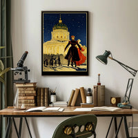 Enigmatic Night at the Grand Dome Poster