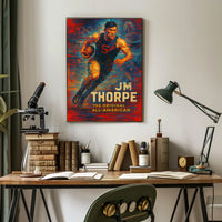 The Original All-American Jim Thorpe Poster